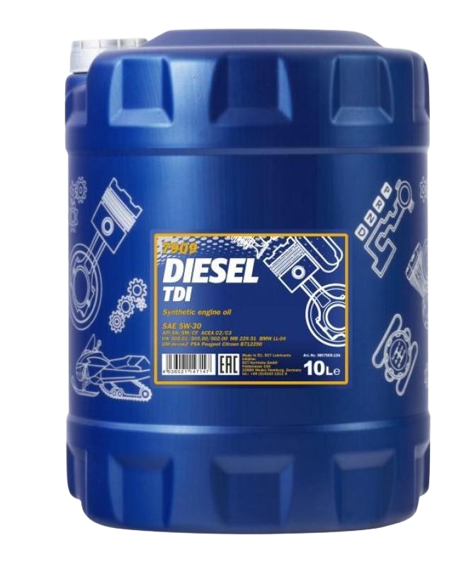 Моторное масло Mannol DIESEL TDI 5W-30, 10л